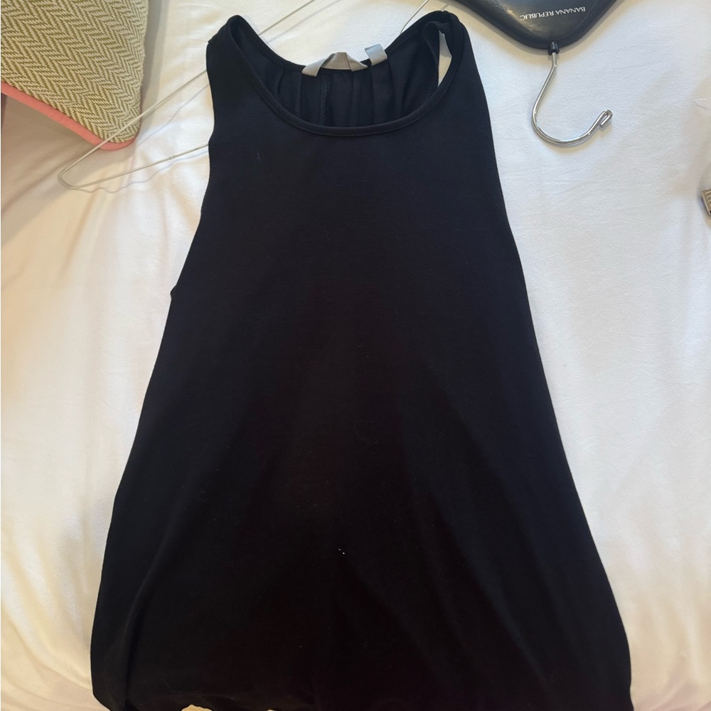 Athleta black tank - crossover in back
